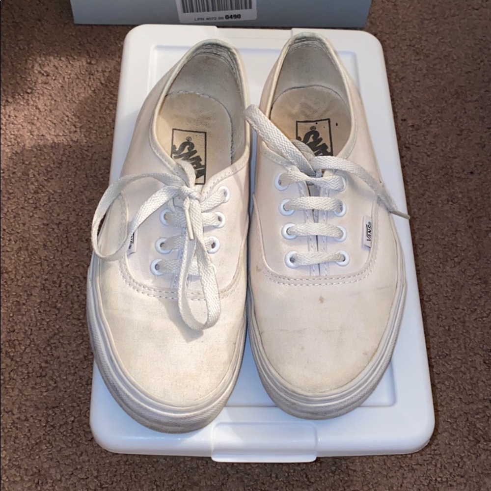 Vans white